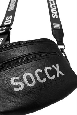 SOCCX Gürteltasche, mit kleinem Vorfach