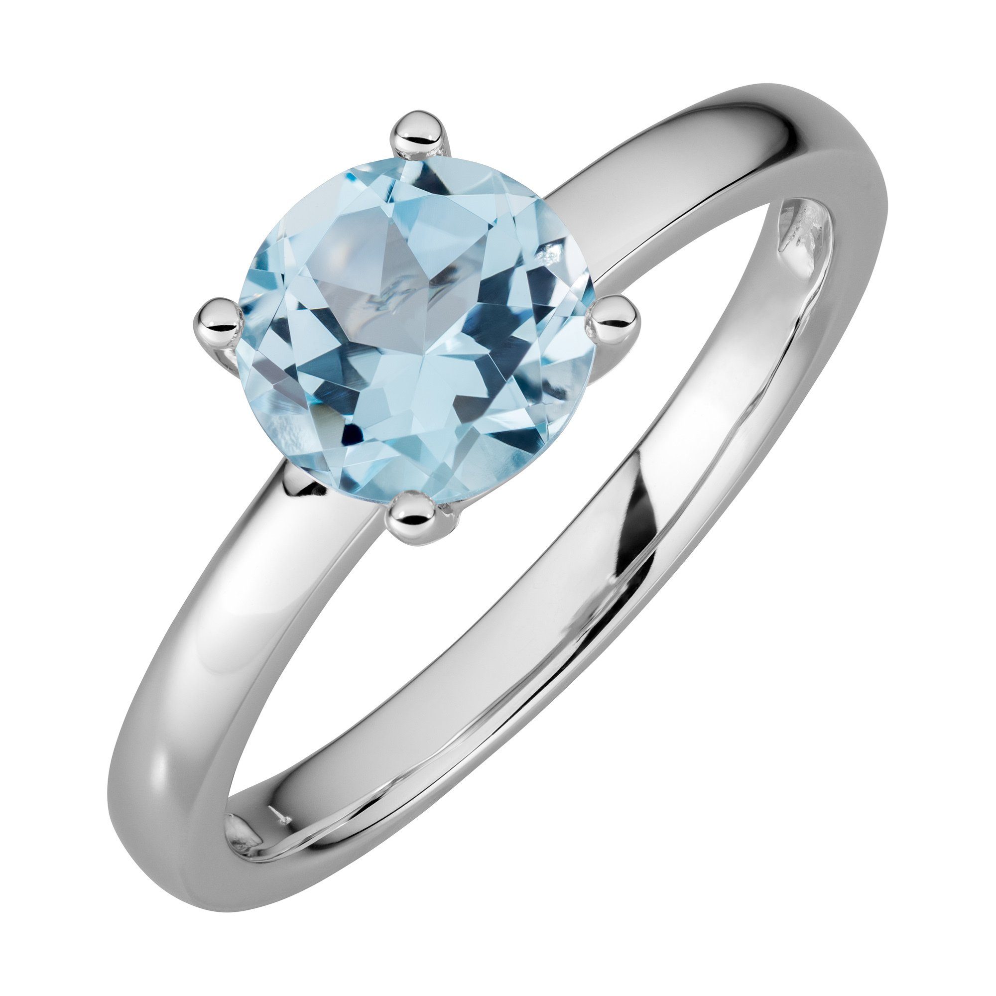 Orolino Fingerring Gold 585 mit Blautopas (beh) Sky blue günstig online kaufen