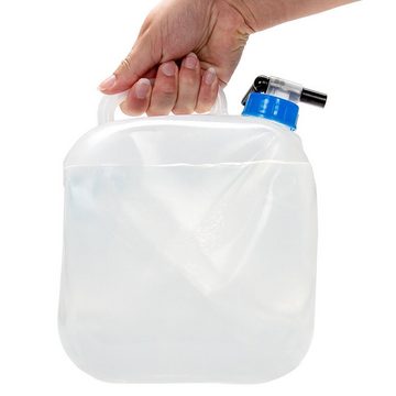 alca Wassertank Wasserkanister faltbar 5l Trinkwasserbehälter mit Ablasshahn BPA-frei