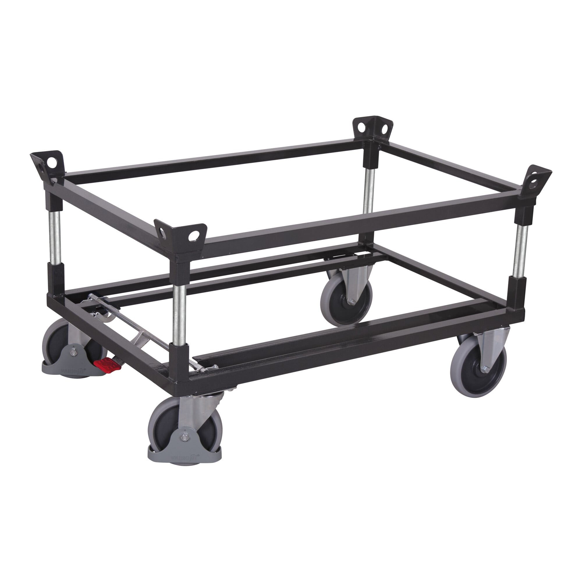 CORDES Palettenbett VarioFit Fahrgestell mit 2 Winkelrahmen RAL 7016