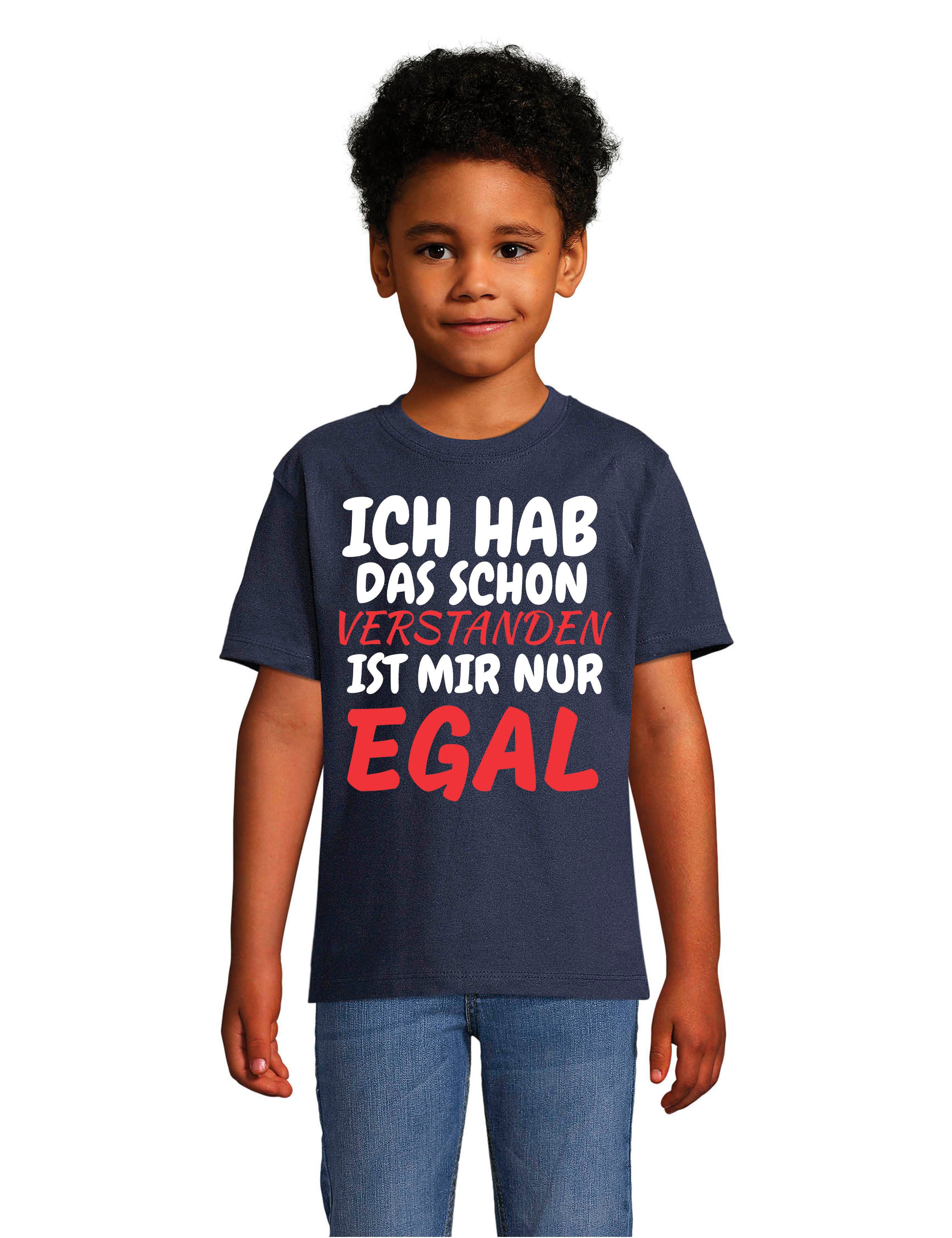 T-Shirt Verstanden ist mir nur Egal Kinder T-Shirt Mädchen & Jungen Statement