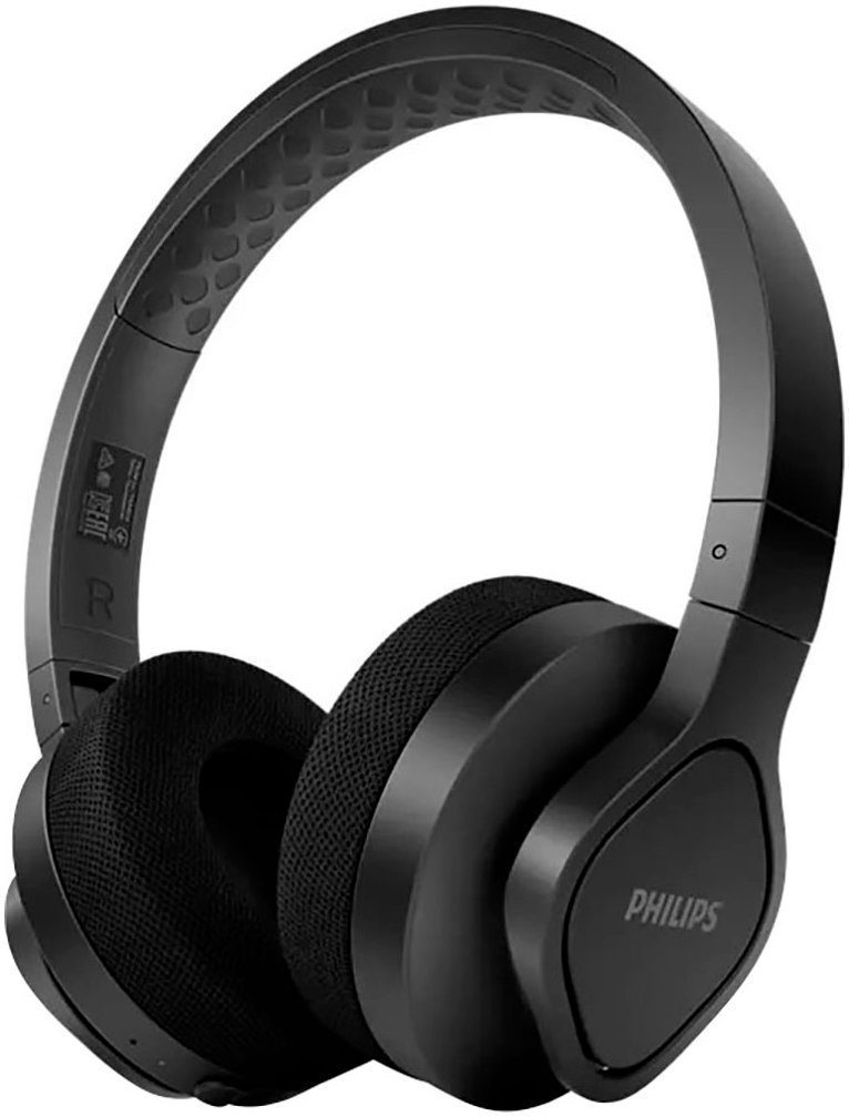 Philips TAA4216BK Sport-Kopfhörer (Freisprechfunktion, Rauschunterdrückung, Sprachsteuerung, integrierte Steuerung für Anrufe und Musik, Bluetooth)