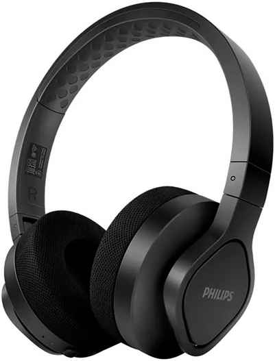 Philips TAA4216BK Sport-Kopfhörer (Freisprechfunktion, Rauschunterdrückung, Sprachsteuerung, integrierte Steuerung für Anrufe und Musik, Bluetooth)