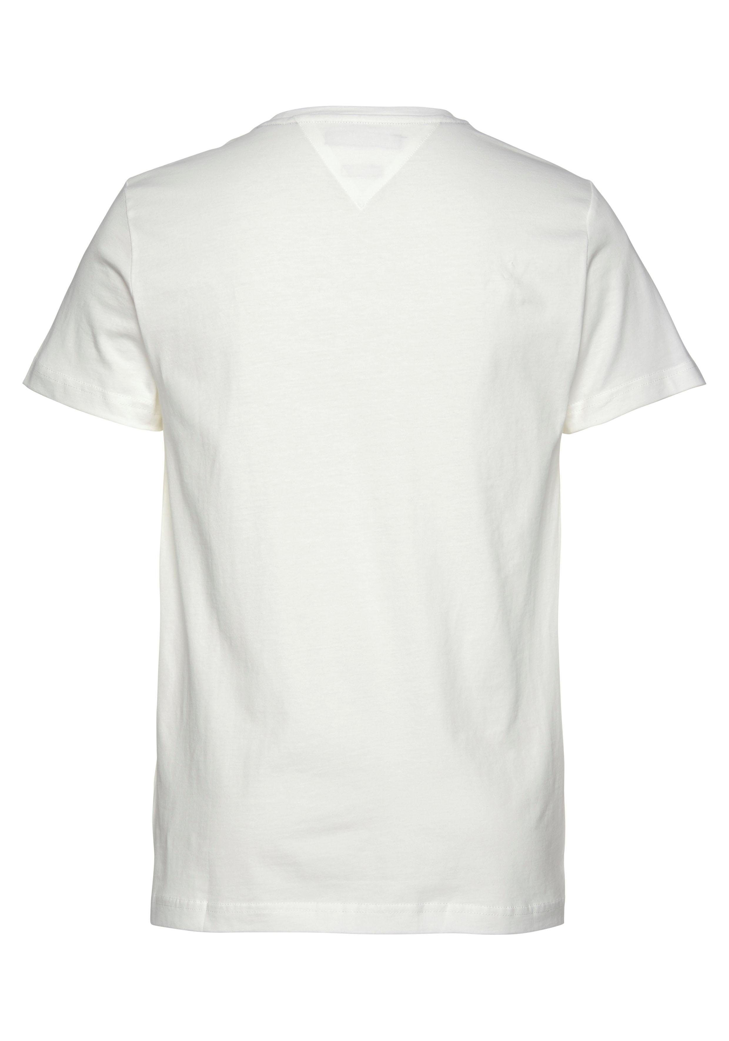 Tommy Hilfiger white snow TEE HILFIGER TOMMY FLAG T-Shirt