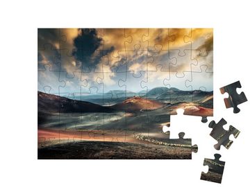 puzzleYOU Puzzle Timanfaya-Nationalpark auf Lanzarote, 48 Puzzleteile, puzzleYOU-Kollektionen Lanzarote