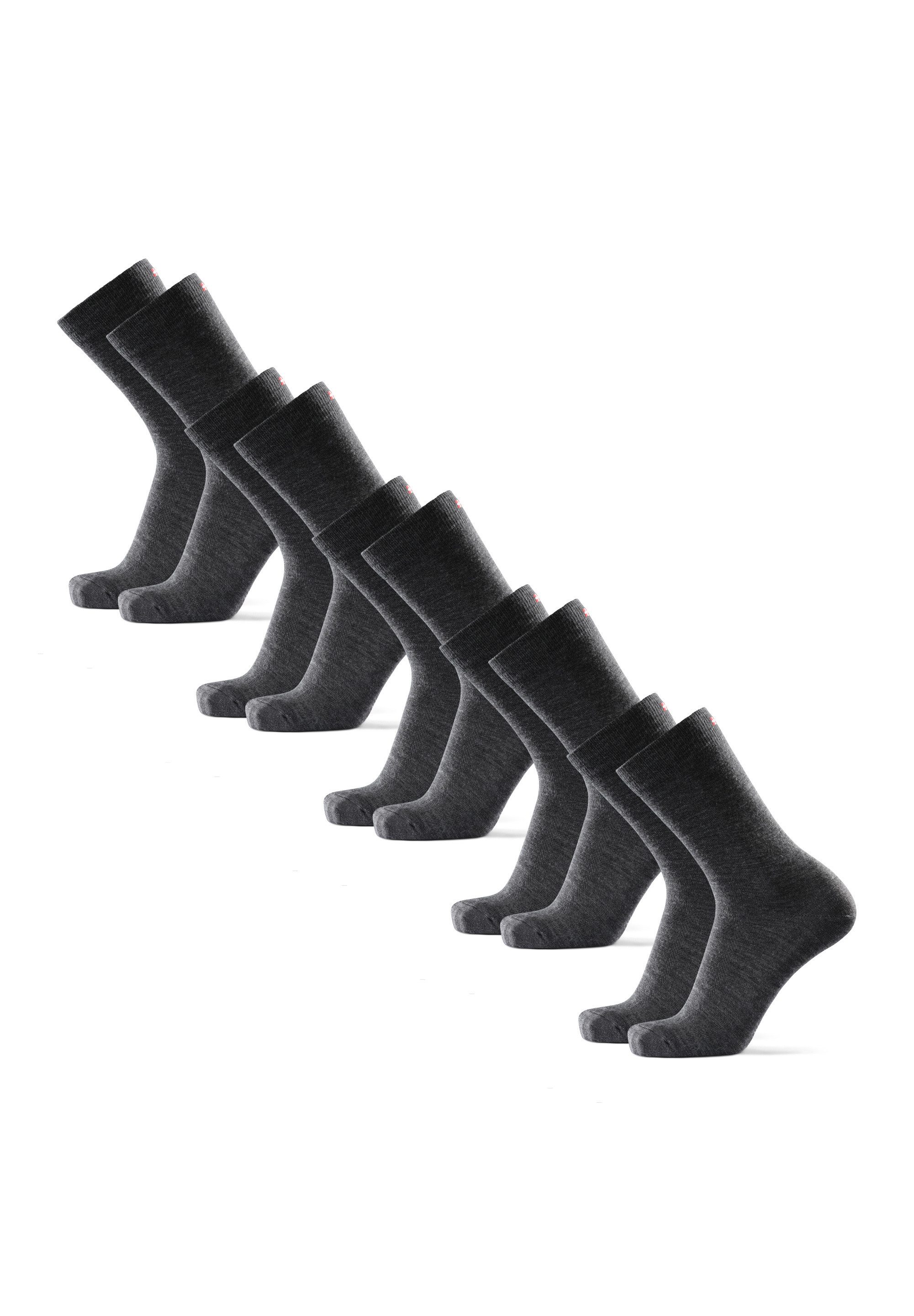 DANISH ENDURANCE Basicsocken Merino Crew (5-Paar) warme Wollsocken, atmungsaktiv, Anti-Blasen, Unisex