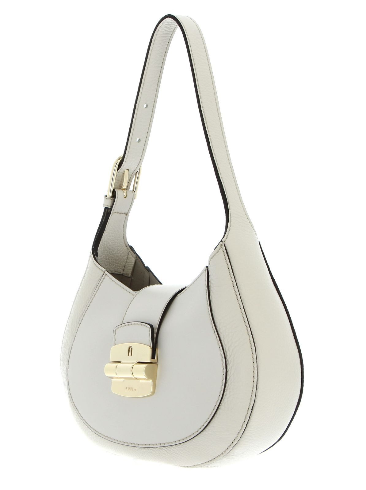 Furla Schultertasche Hobo, aus echtem Leder
