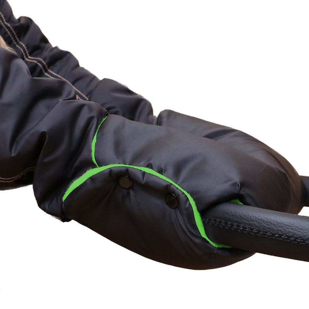 Baby-Joy Kinderwagen-Handwärmer Baby-Joy Muff Handwärmer Handschutz Kinderwagenhandschuh Schlitten Han, kuschelweich, außen wind- und wasserabweisend