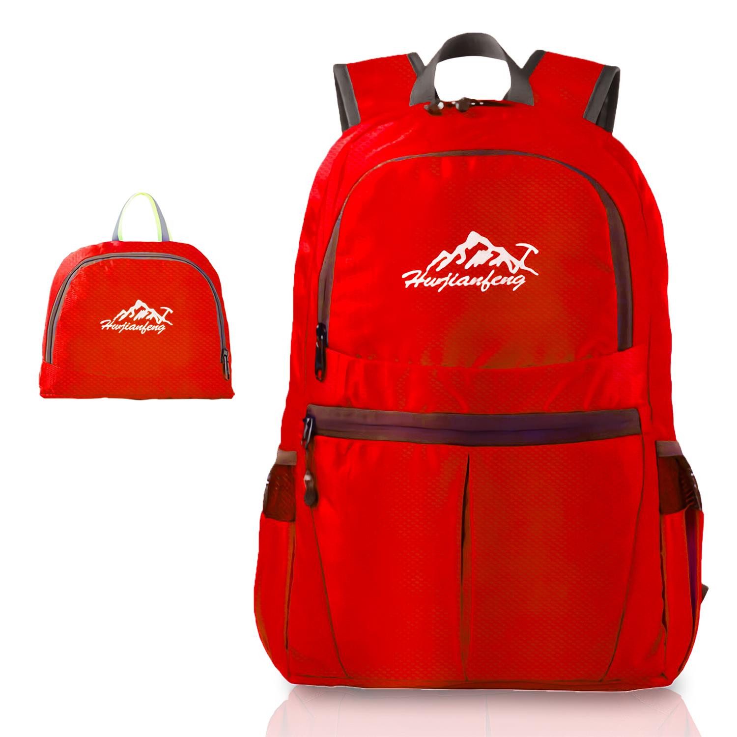 Intirilife Tagesrucksack (Faltbarer Rucksack Ultraleicht in Rot, 1-tlg), 36 günstig online kaufen