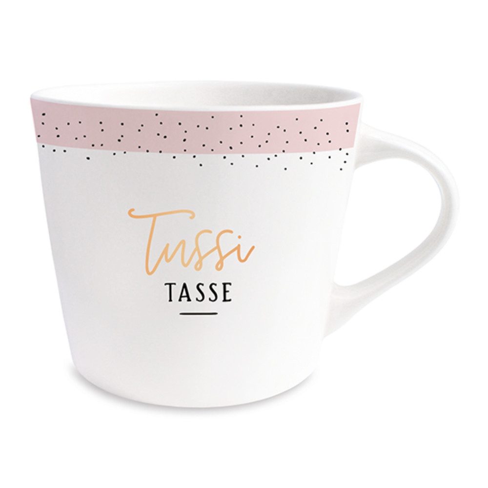 Grafik Werkstatt Tasse Goldtasse "Tussi-Tasse", 1-tlg., Porzellan, mit Echtgold veredelt