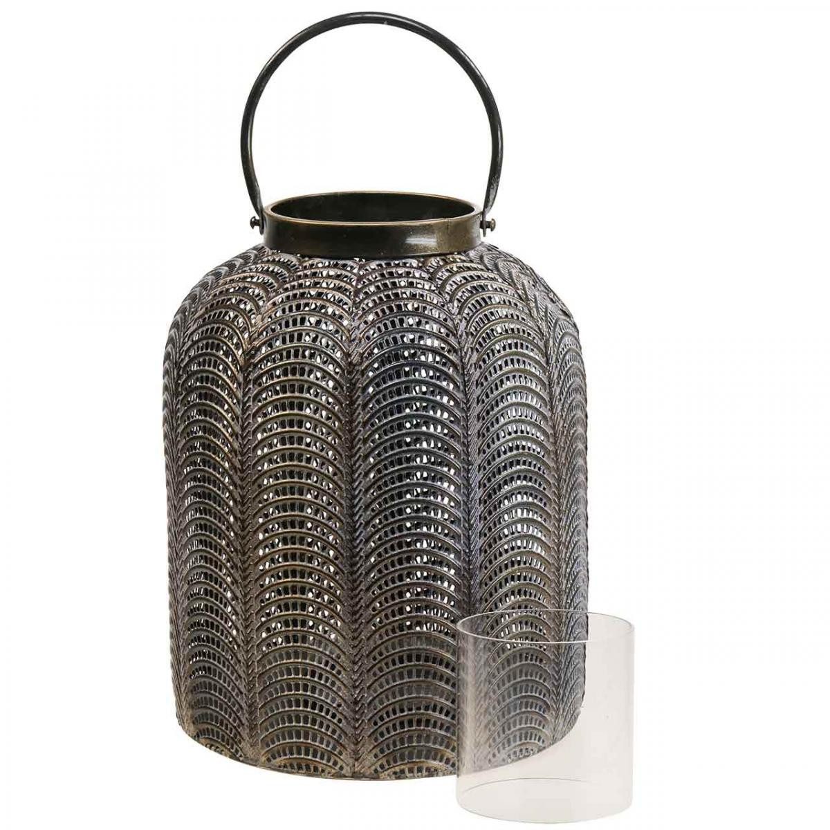 Florists Products Windlicht Vintage-Kerzenhalter Laterne aus Metall, Dekoratives Windlicht