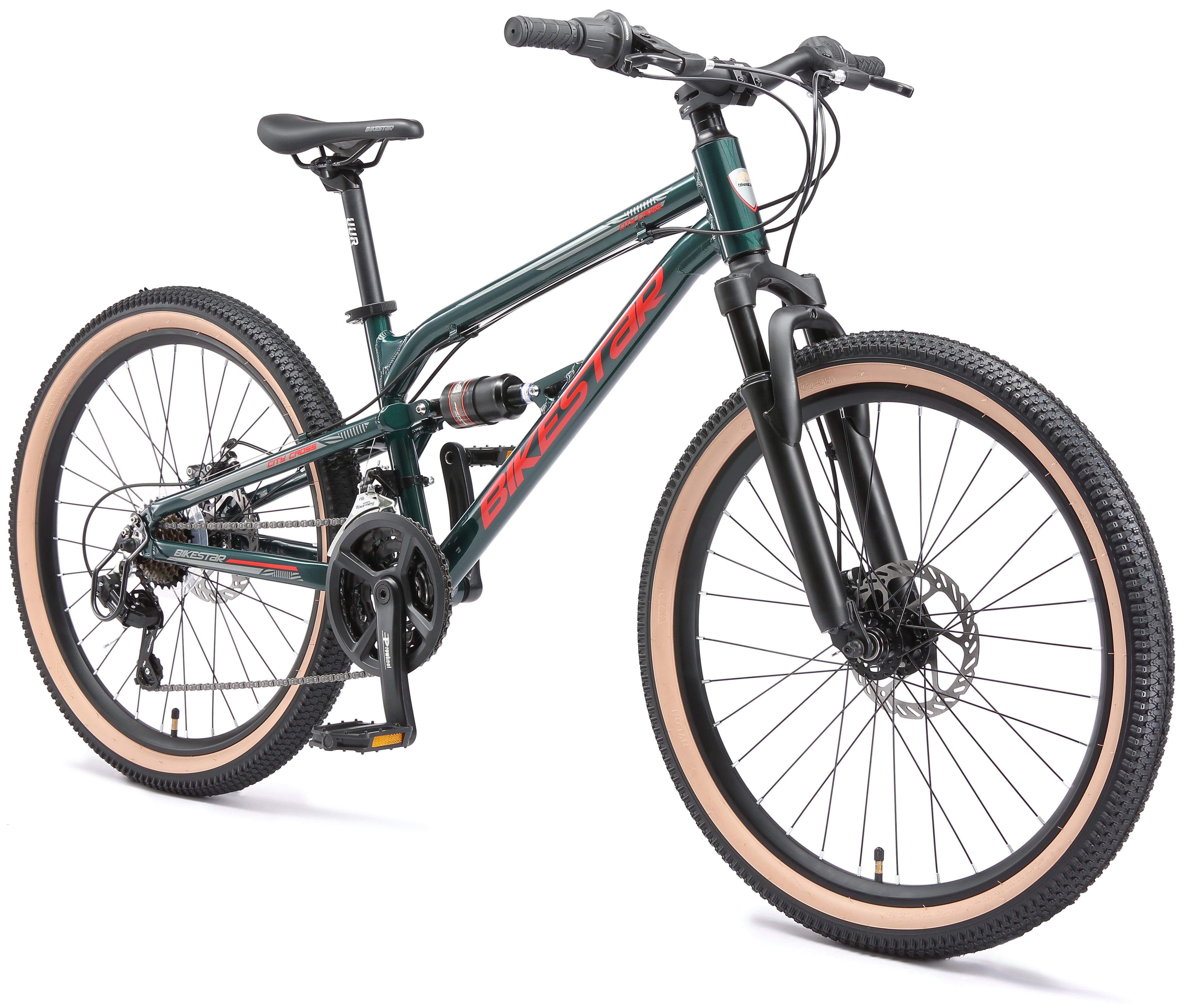 Bikestar Jugendfahrrad, 21 Gang Shimano RD-TY21 Schaltwerk, Kettenschaltung