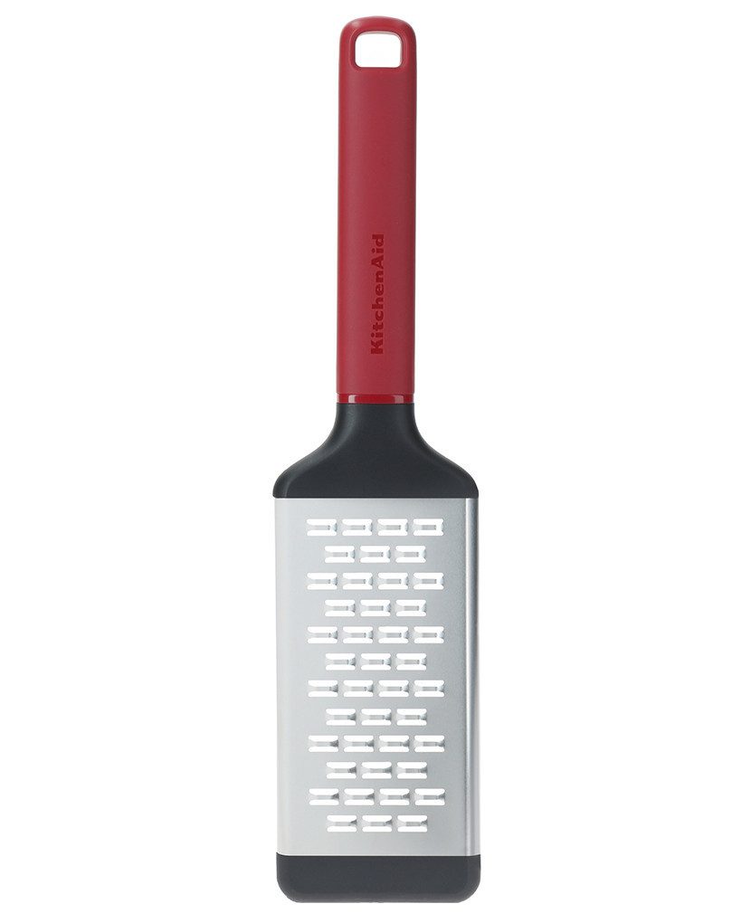 KitchenAid Küchenreibe, Edelstahl, Mikroverzahnung ermöglicht das Reiben in zwei Richtungen