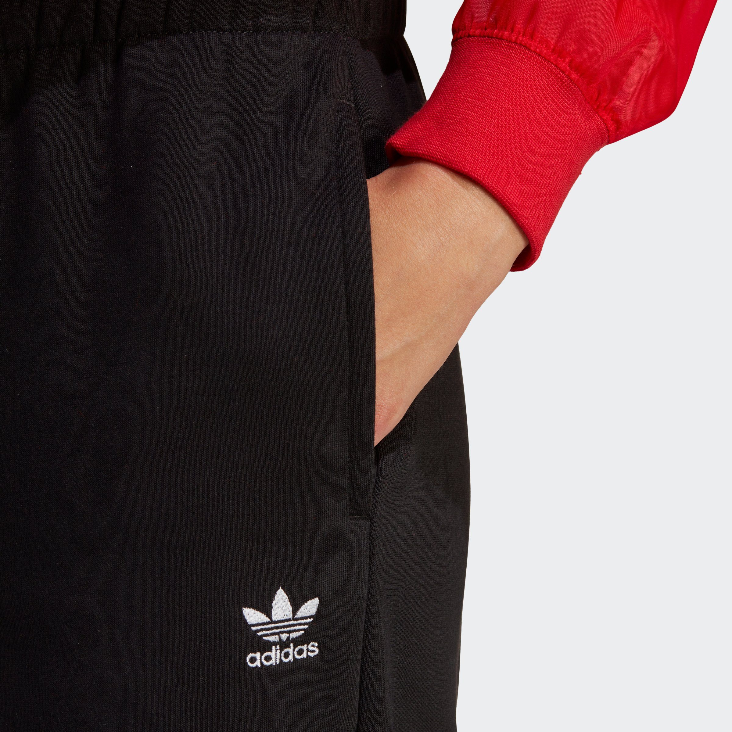 Originals (1-tlg) Black ESSENTIALS Sporthose FLEECE adidas