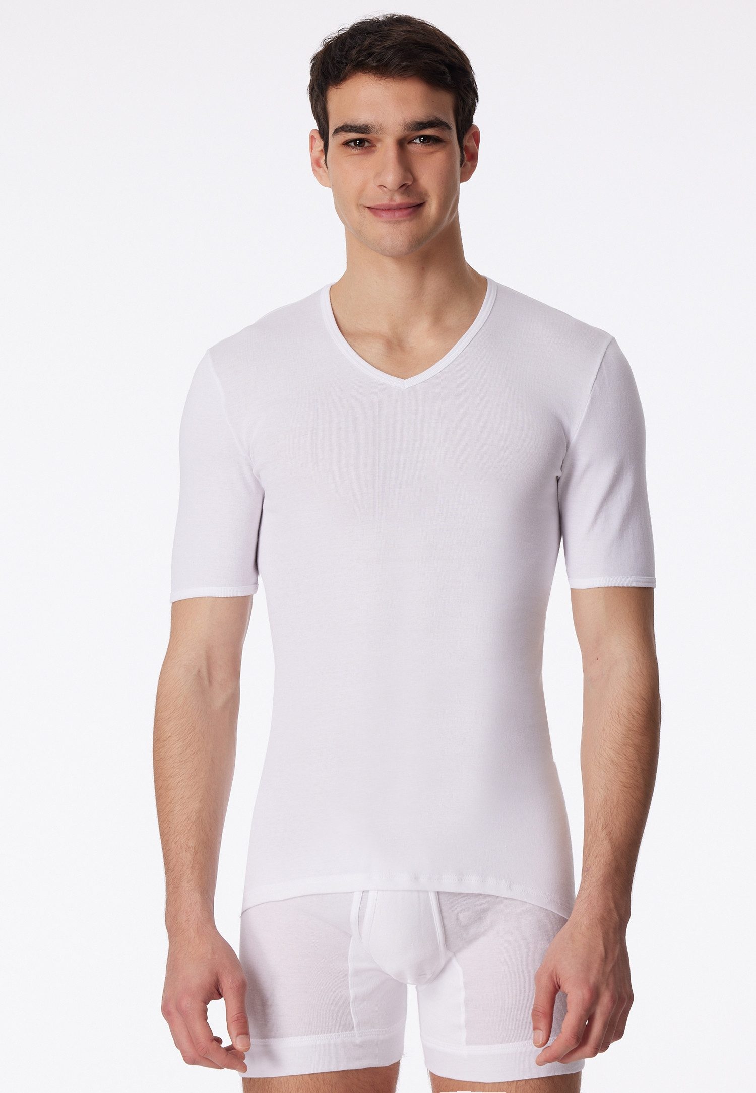 Schiesser Unterziehshirt Original FR Funktionsschnitt mit etwas längerer Rückenpartie