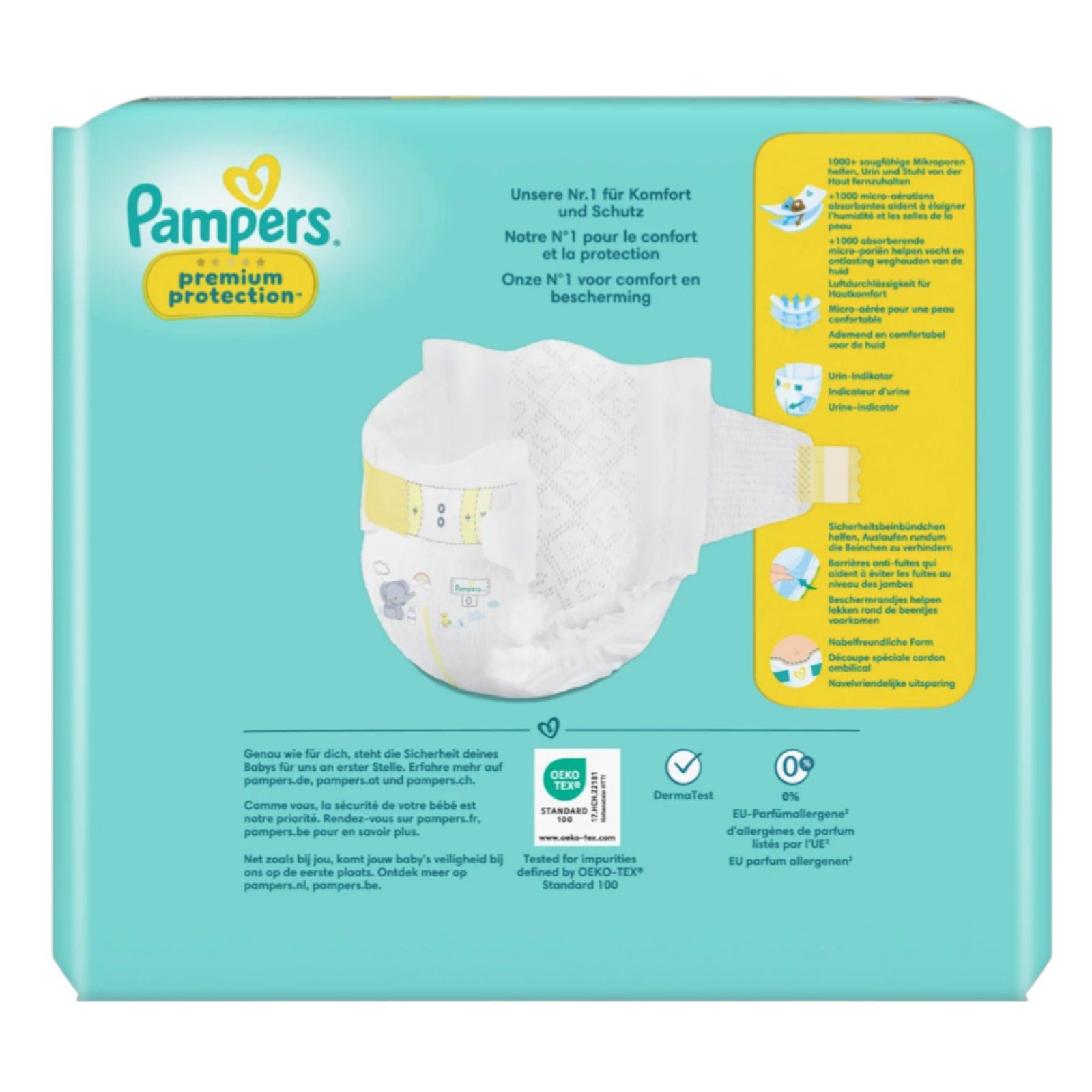 Pampers Windeln Windeln Premium Protection Gr.0 Micro (bis 3 kg), 22 St