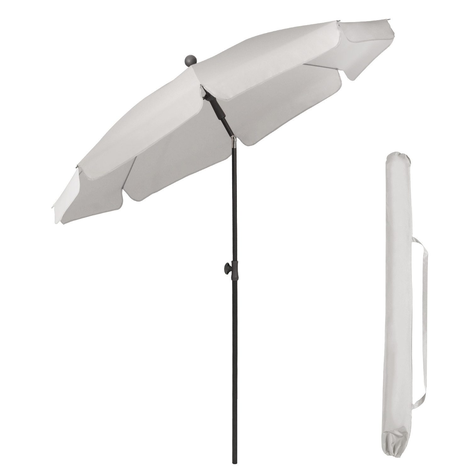 Sekey Balkonschirm 200cm Sonnenschirm Rund Gartenschirm günstig online kaufen