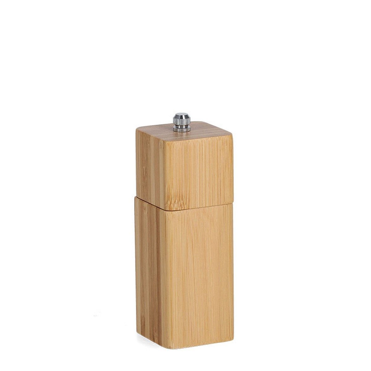 Zeller Present Gewürzmühle Gewürzmühle für Salz und Pfeffer, Bambus, 13,5 cm