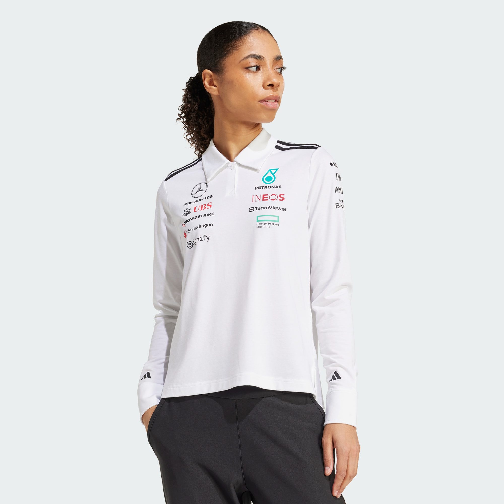 adidas Performance Funktionsshirt MERCEDES - AMG PETRONAS FORMULA ONE TEAM POLOSHIRT (1-tlg)