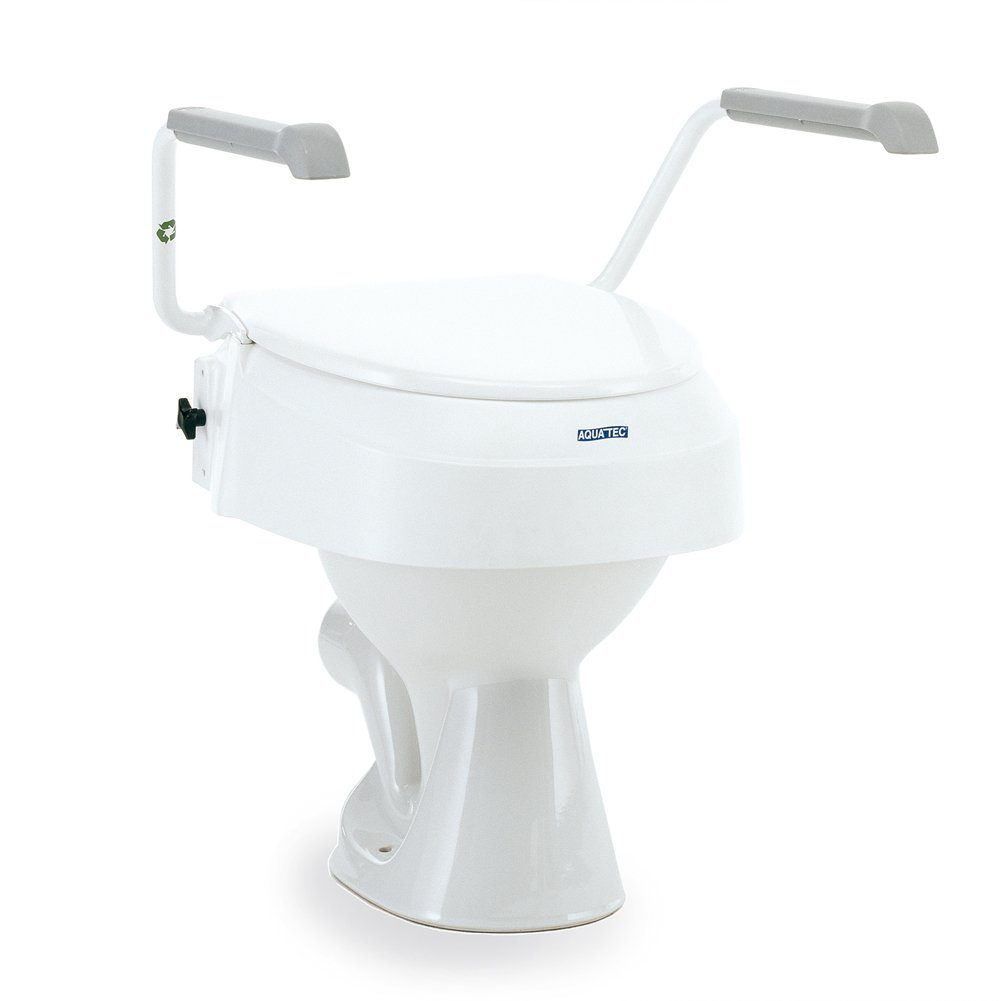 Invacare Toilettensitzerhöhung Aquatec 900 Toilettensitzerhöhung mit Armlehnen