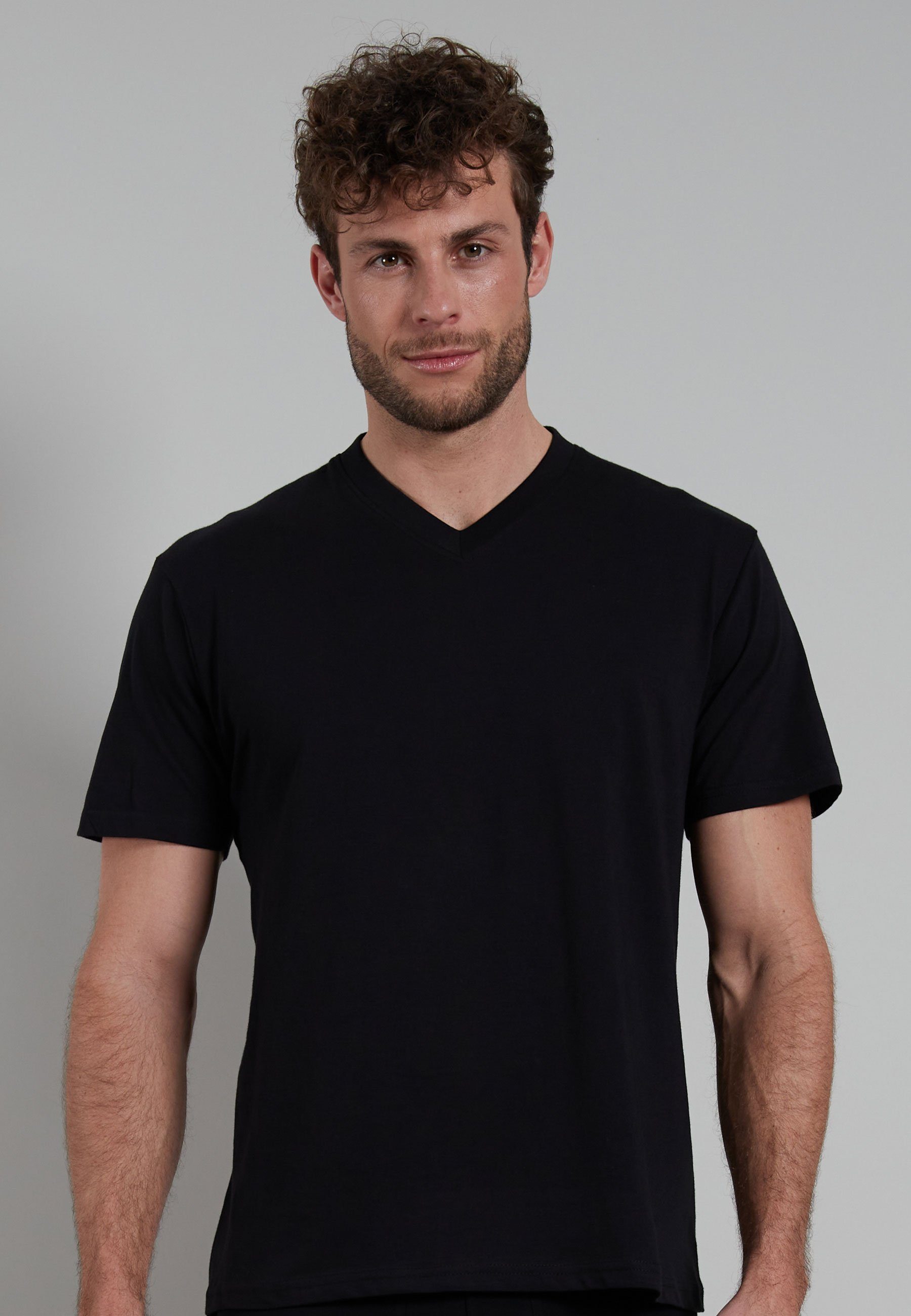 GÖTZBURG Unterziehshirt GÖTZBURG Herren Unterhemd schwarz günstig online kaufen