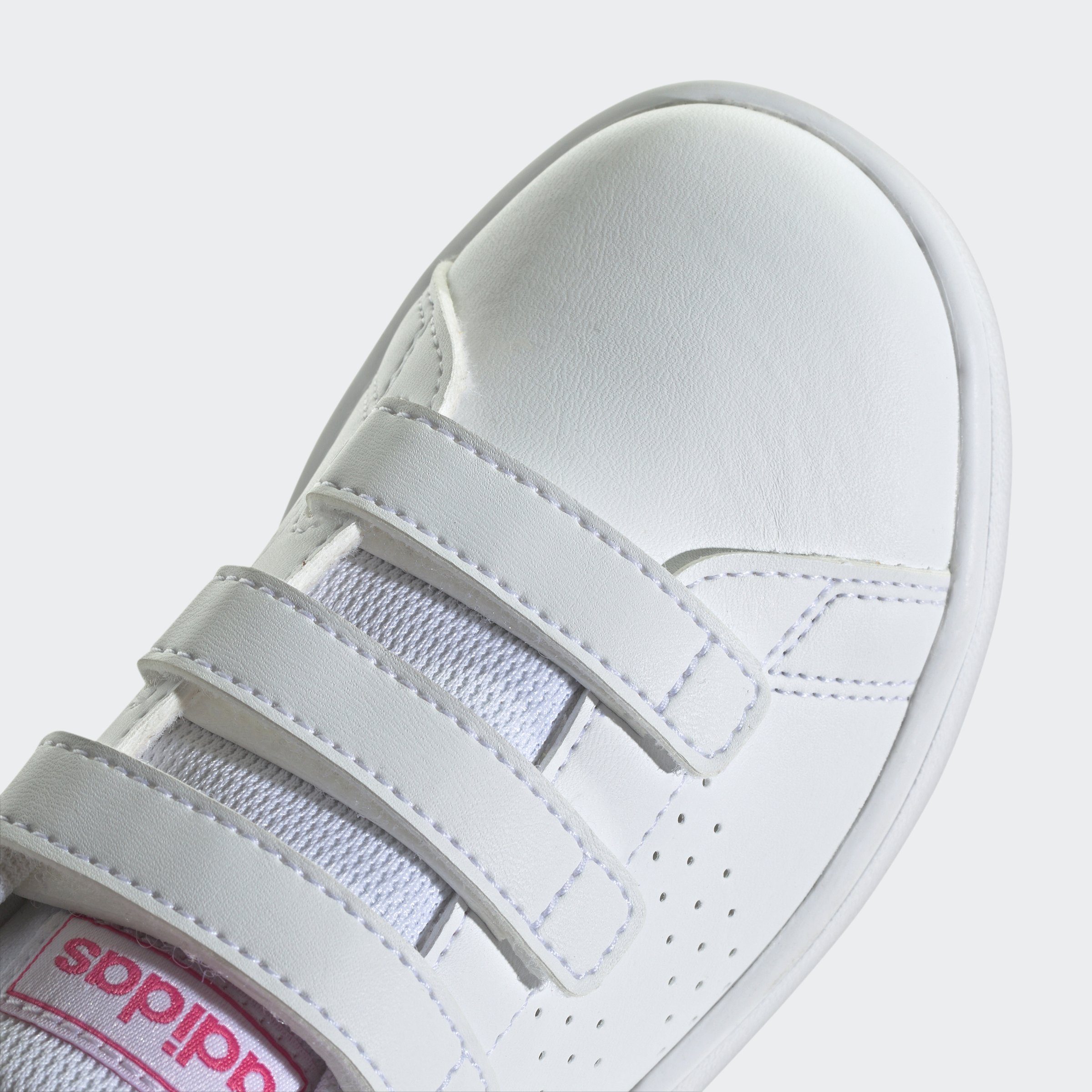 Sportswear Spuren / Cloud Smith / des den Stan Design ADVANTAGE Magenta Wonder Quartz LIFESTYLE COURT adidas White adidas HOOK-AND-LOOP Sneaker Pulse auf