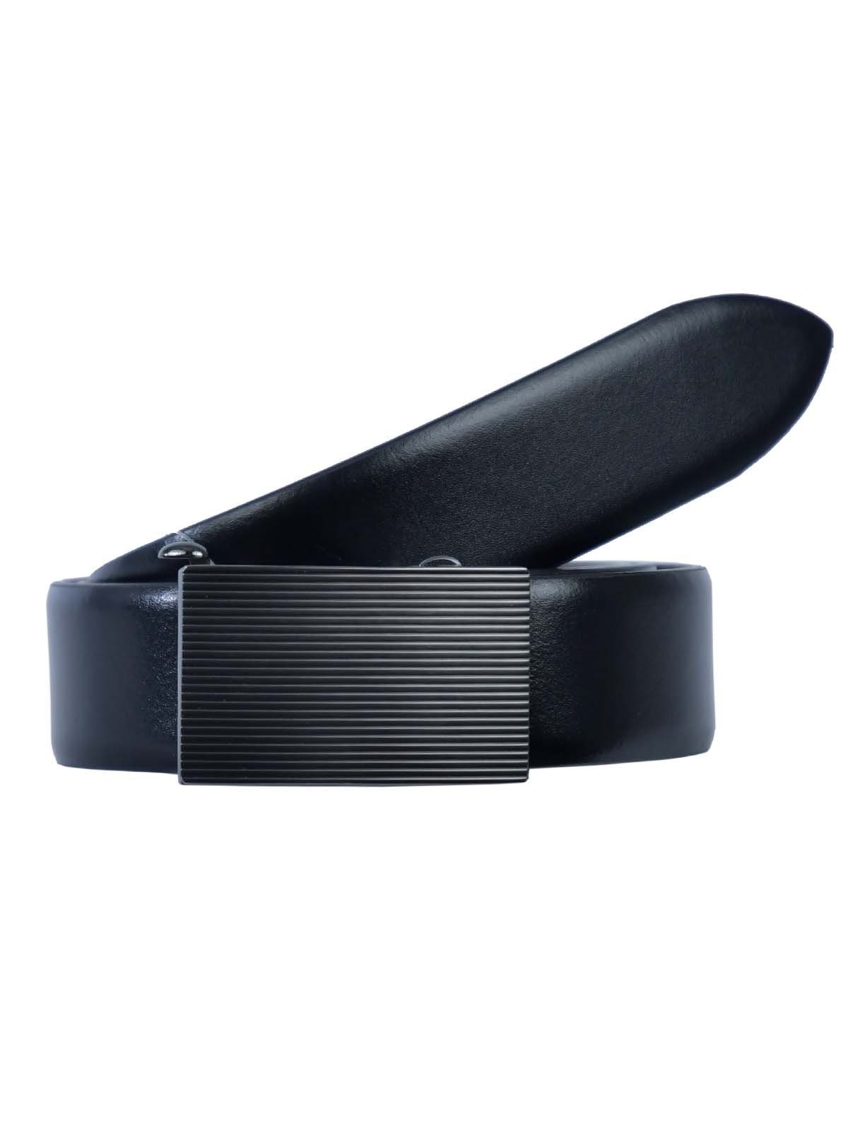 Ledergürtel Men’s Belts LLOYD kürzbar, bombiert 35mm, LLOYD-Automatic-Gürtel schwarz