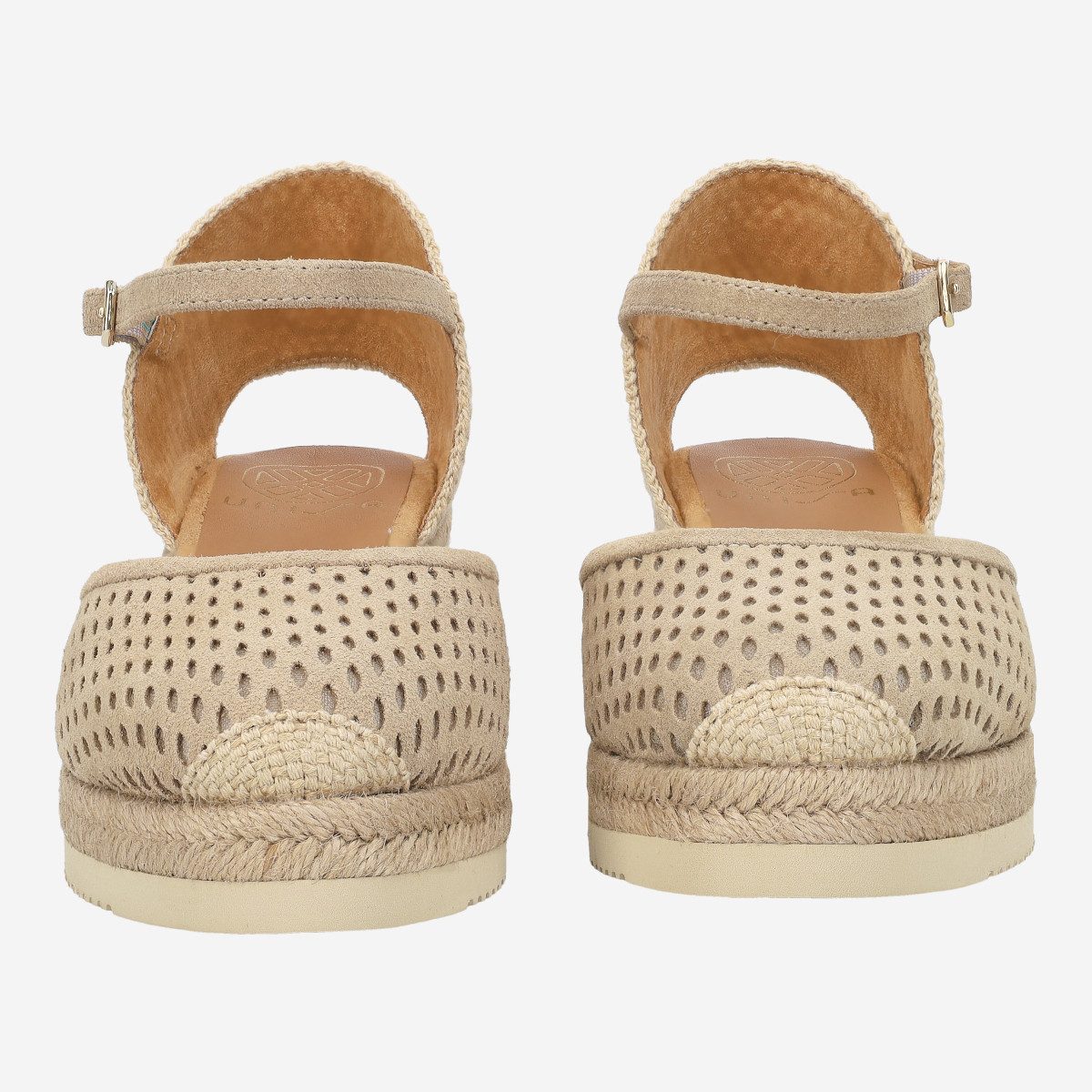 Unisa Unisa CHASKA_BS BARLEY, Sandaletten, Braun, Damen Sandalette