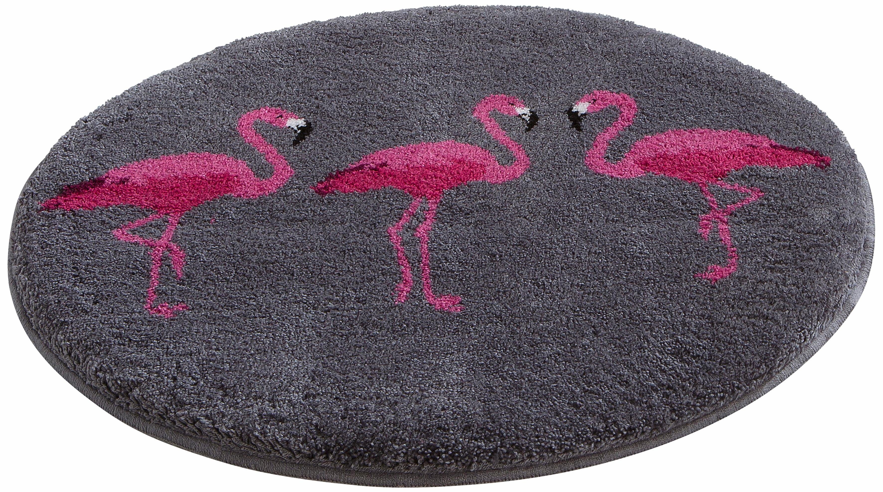 Badematte »Flamingos« GRUND exklusiv, Höhe 20 mm, rutschhemmend beschichtet-Otto