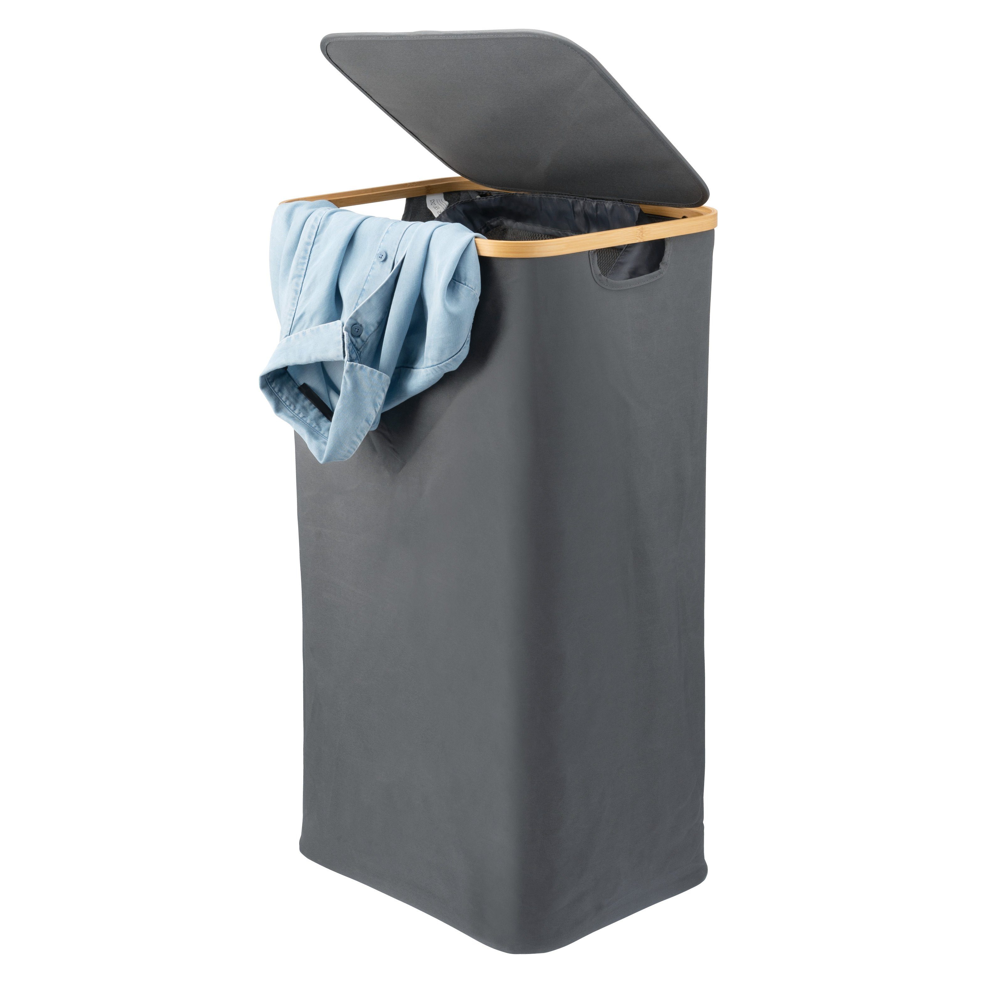 bremermann Wäschekorb »Wäschesammler, ca. 100 Liter, grau« (inkl