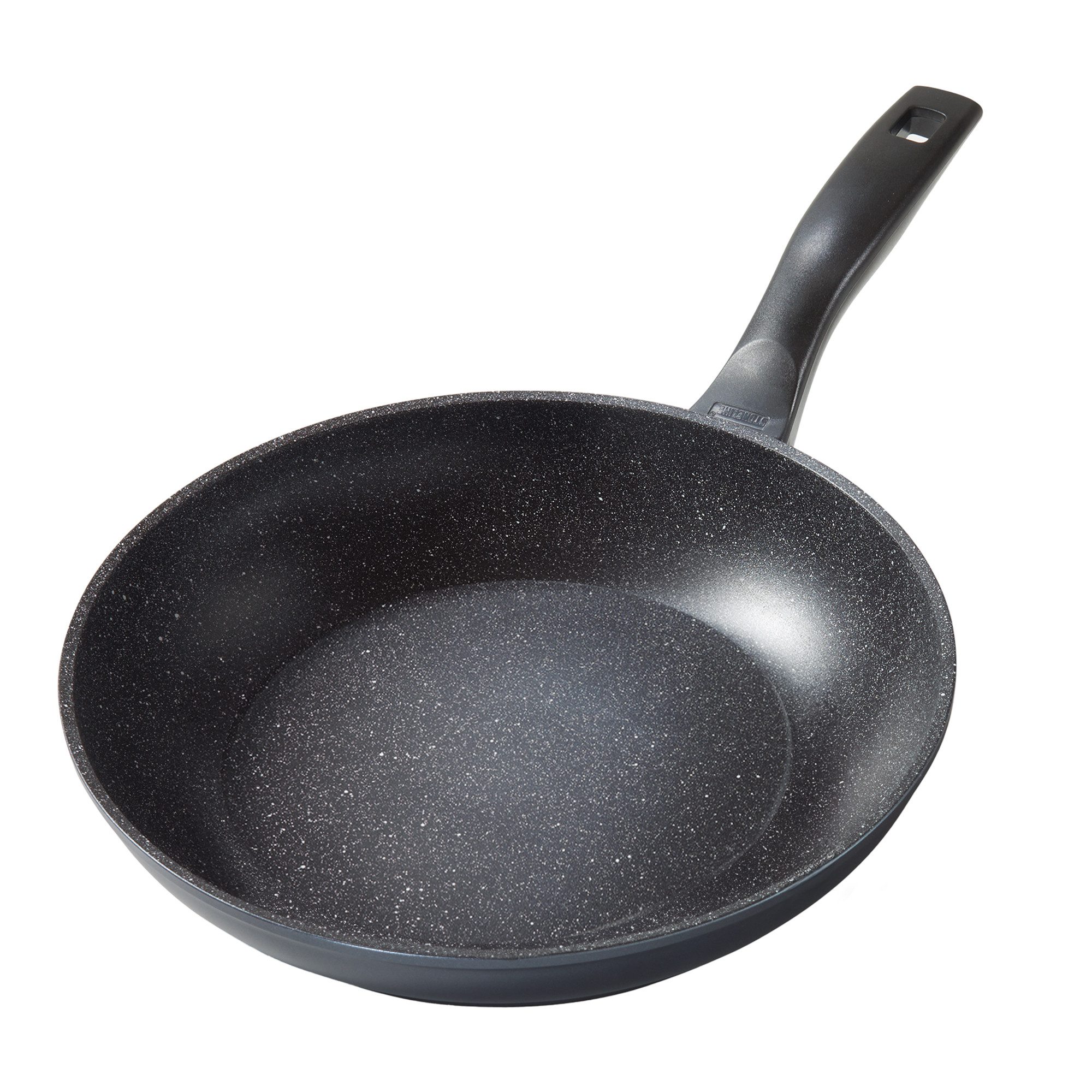 STONELINE Bratpfanne, Aluminium (1-tlg), mit echten Steinpartikeln, induktionsgeeignet, Made in Germany