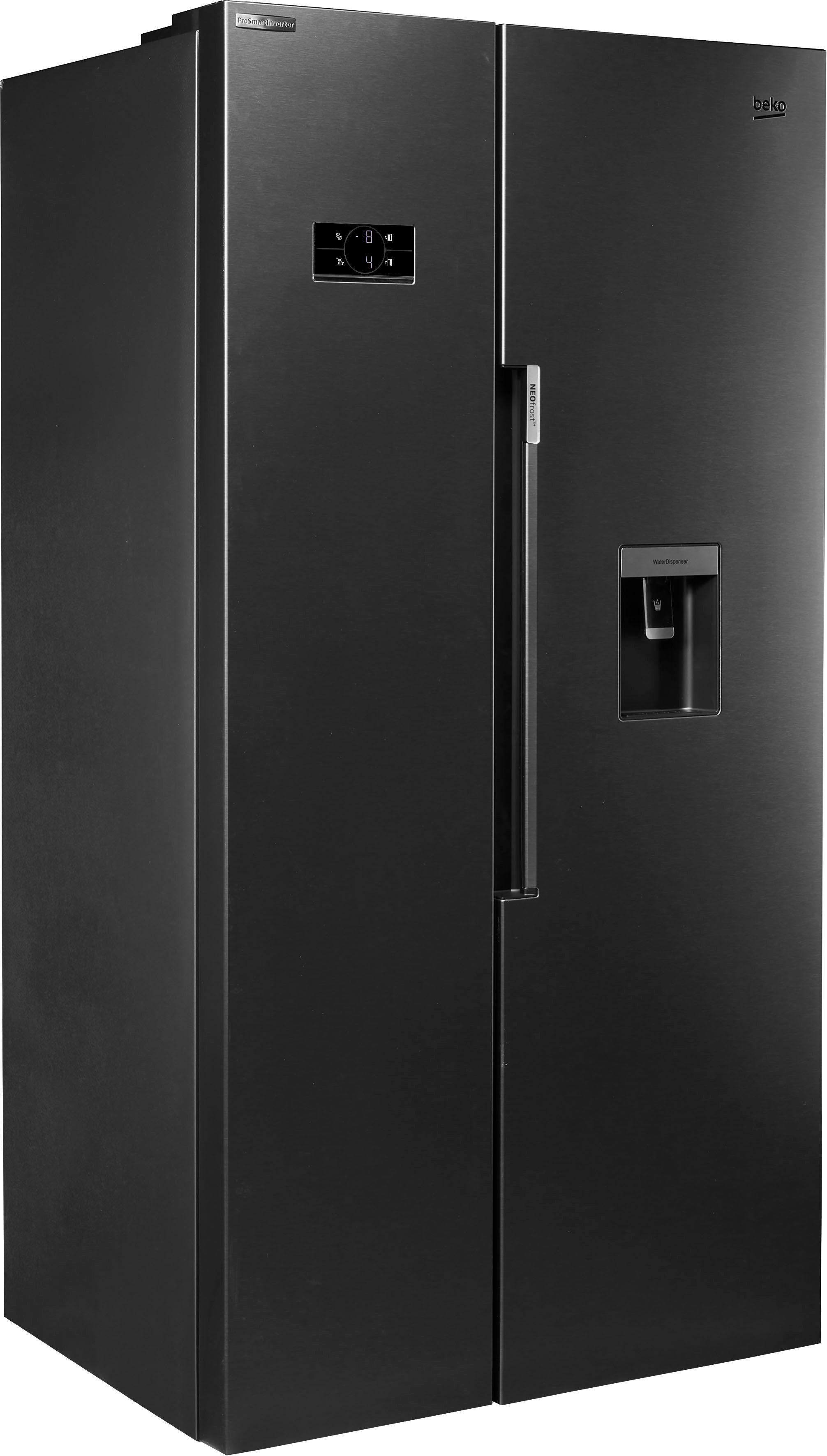 BEKO Side-by-Side GN163241XBRN, 179 cm hoch, 91 cm breit