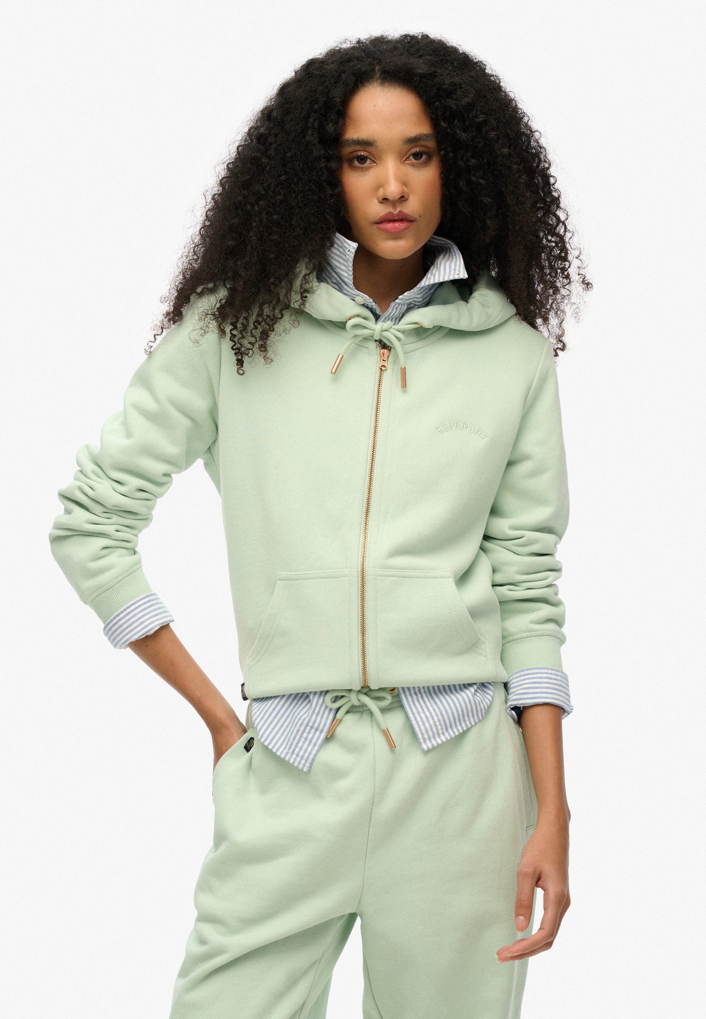 Superdry Kapuzensweatjacke ESSENTIAL LOGO ZIPHOOD HB günstig online kaufen