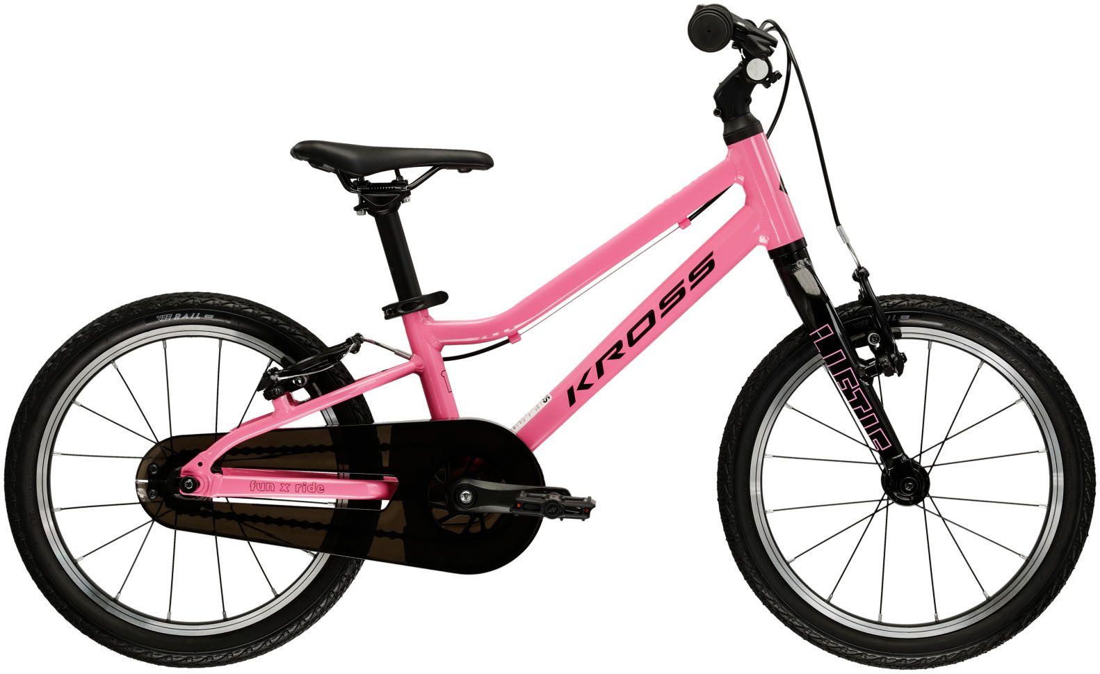 Kross Kinderfahrrad KROSS Kinderrad Lightweight Liftie 16" rosa, 1 Gang, ohne Schaltung
