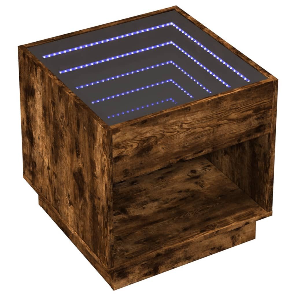 vidaXL Nachttisch Nachttisch mit Infinity-LED Räuchereiche günstig online kaufen