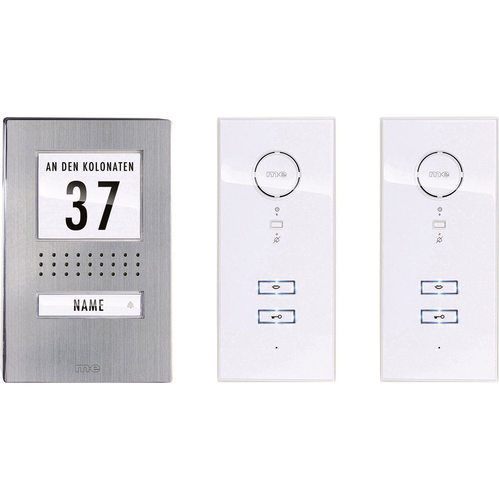 Gegensprechanlage m-e modern-electronics ADV 112 WW Audio Vistadoor Türsprechanlage Kabe