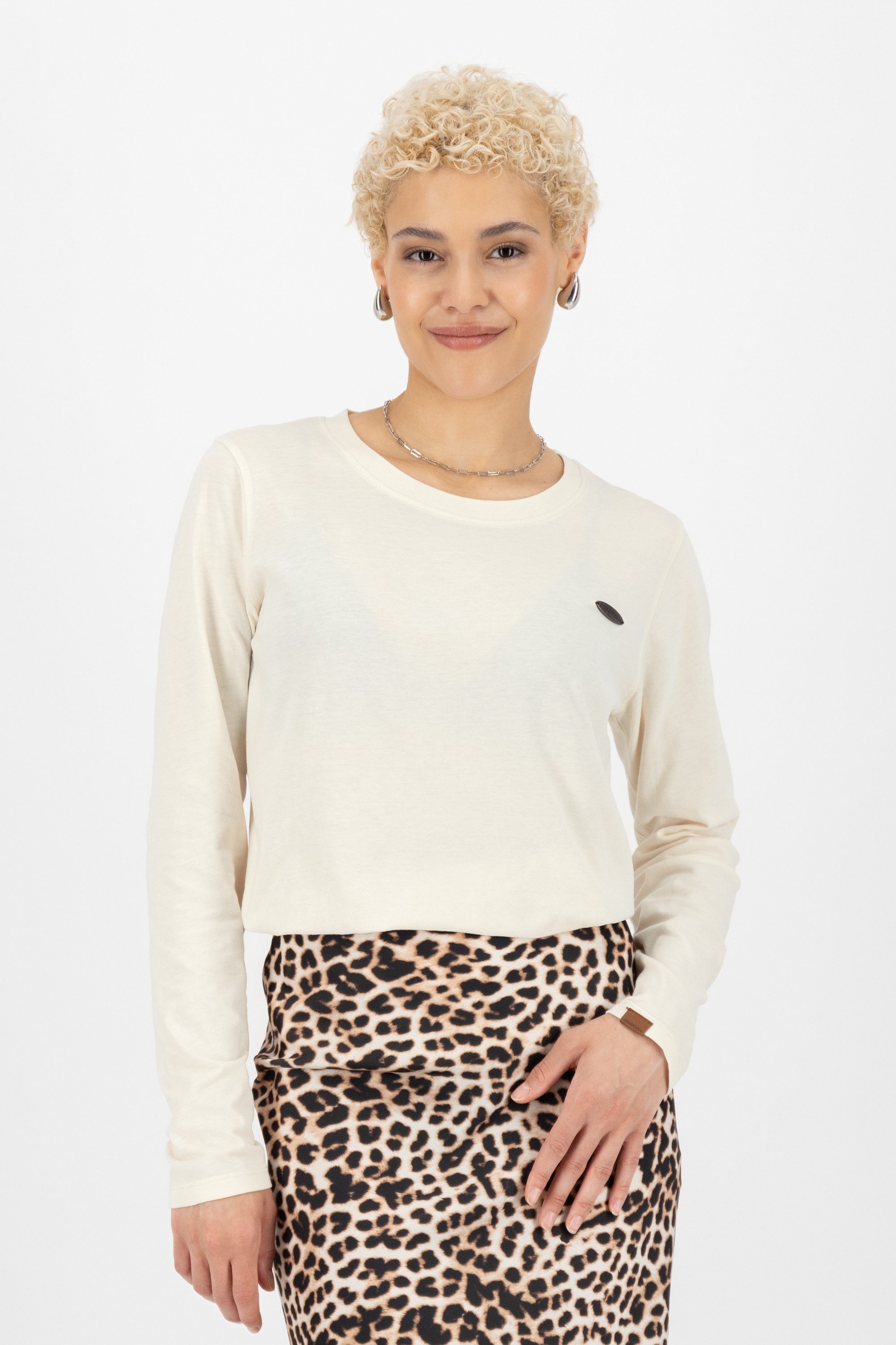 Alife & Kickin Langarmshirt Damen LeaAK A Figurnah geschnittenes Longsleeve günstig online kaufen