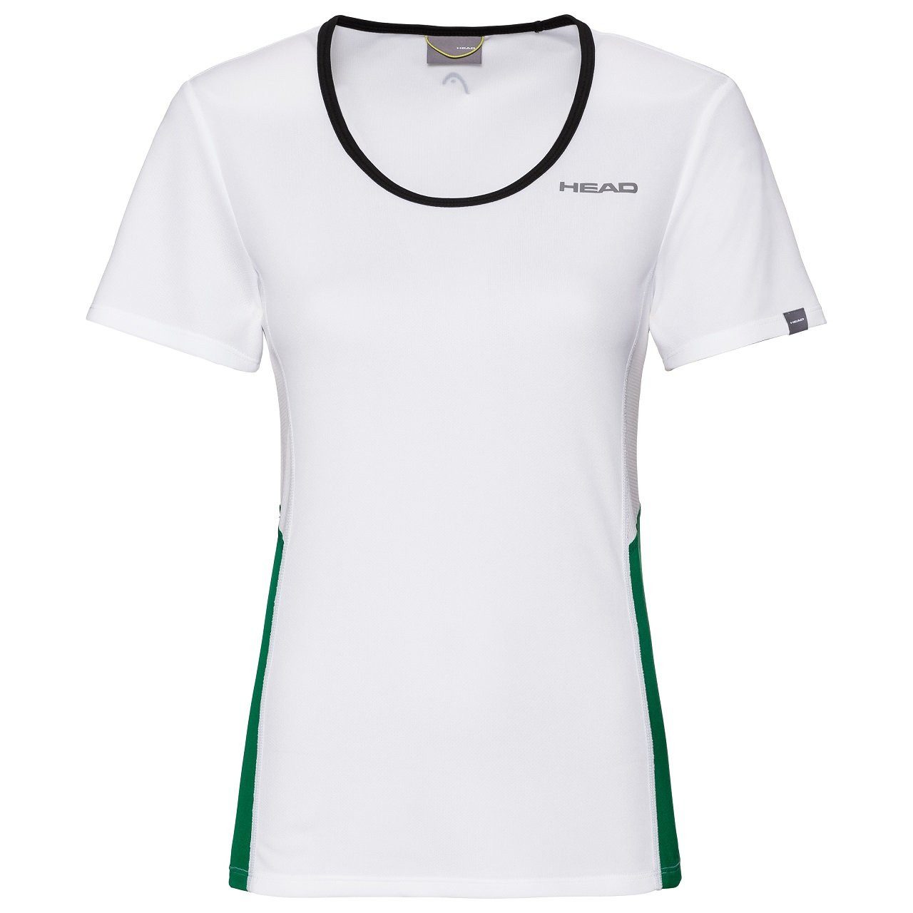Head Tennisshirt Club Technical weiss/grün Damen