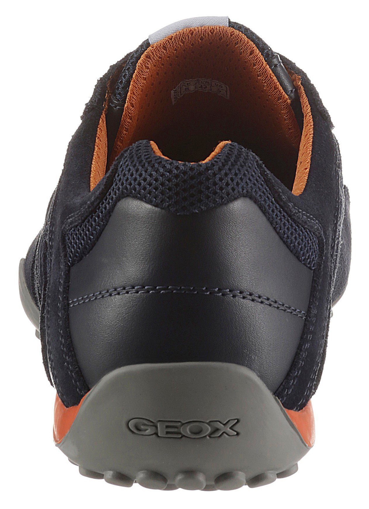 Geox Snake Sneaker im Materialmix dunkelblau mit Geox Membrane Spezial