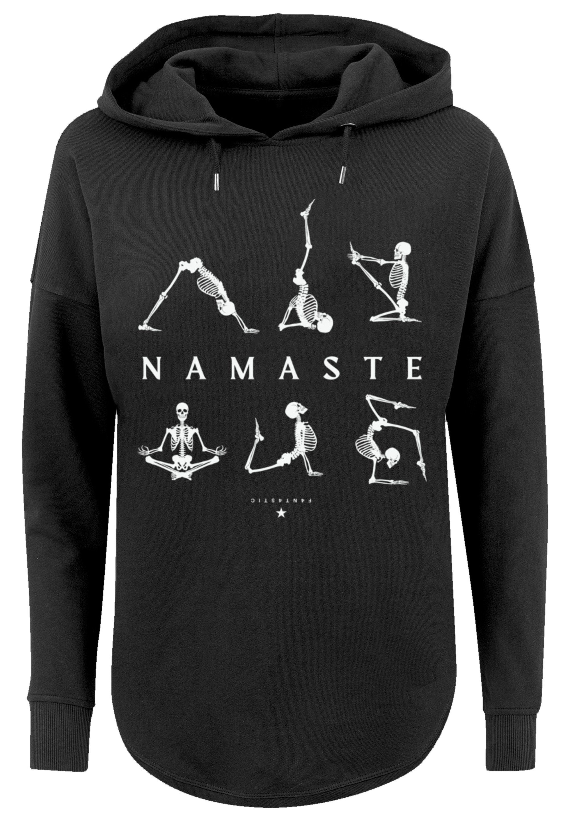 Namaste F4NT4STIC Halloween Print Sweatshirt Skelett schwarz Yoga