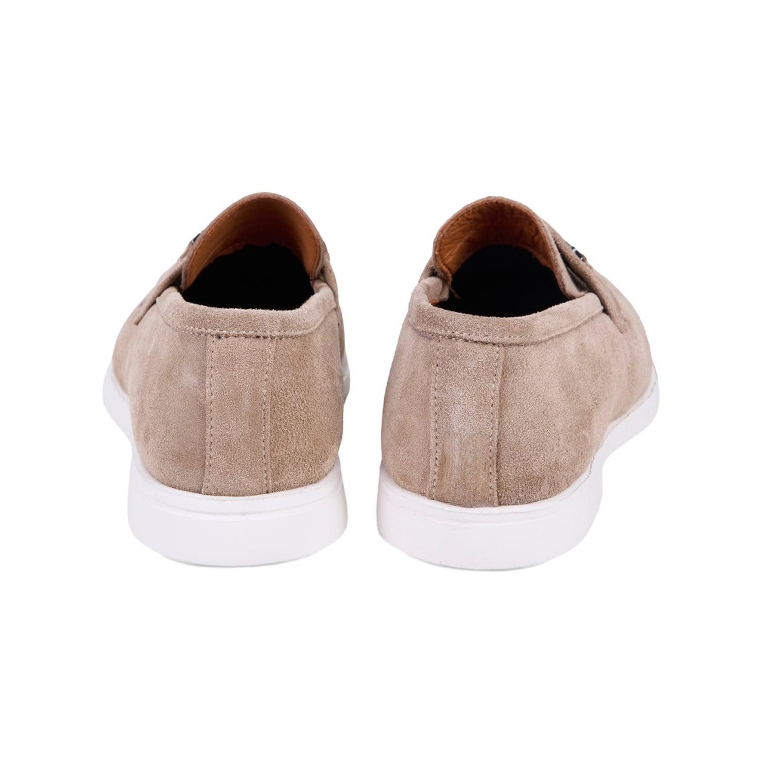 Desa DESA Herren-Wildlederslipper mit Metalldetails Loafer – Bild 5 von 5