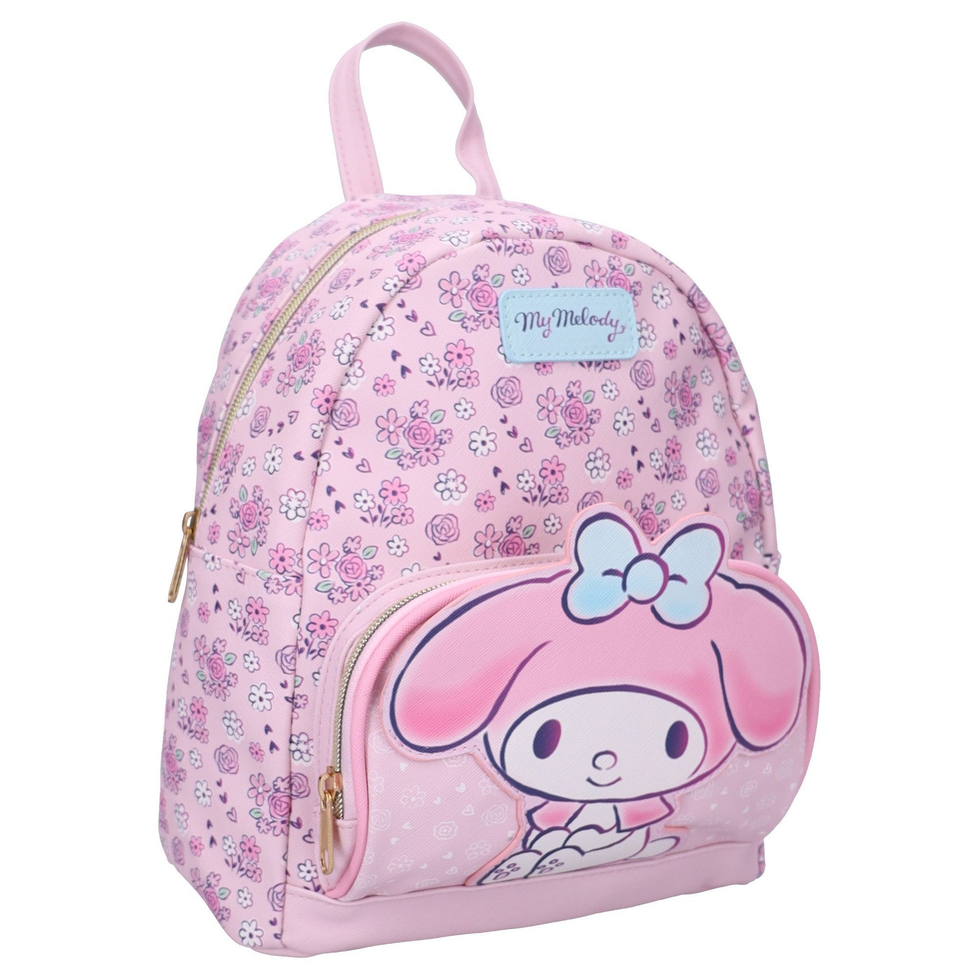 Hello Kitty Kinderrucksack My Melody 3D Rucksack Carry The Cuteness für Schule und Ausflüge