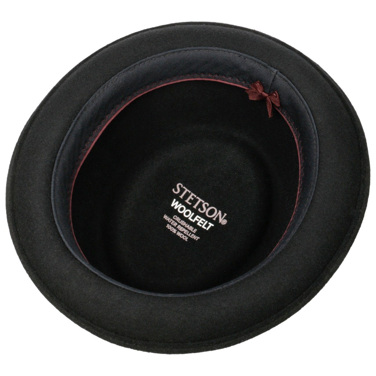 Stetson Fedora (1-St) Wollfilzhut mit Futter