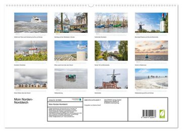 CALVENDO Wandkalender Moin Norden-Norddeich (Premium, hochwertiger DIN A2 Wandkalender 2023, Kunstdruck in Hochglanz)