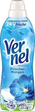 Vernel 2x Frischer Morgen & 2x Wildrose 4x 39 WL (156WL) Weichspüler (Spar-Set, [4-St. für langanhaltende Frische)