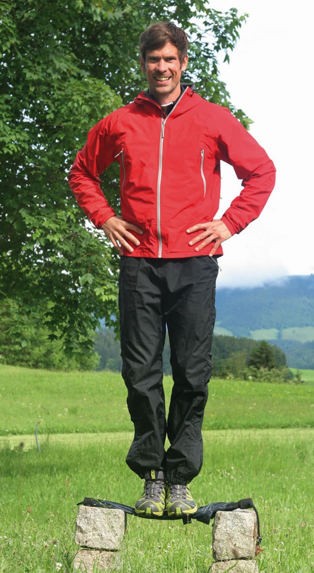 Relags Regenschirm-Wanderstock birdiepal Outdoor schwarz