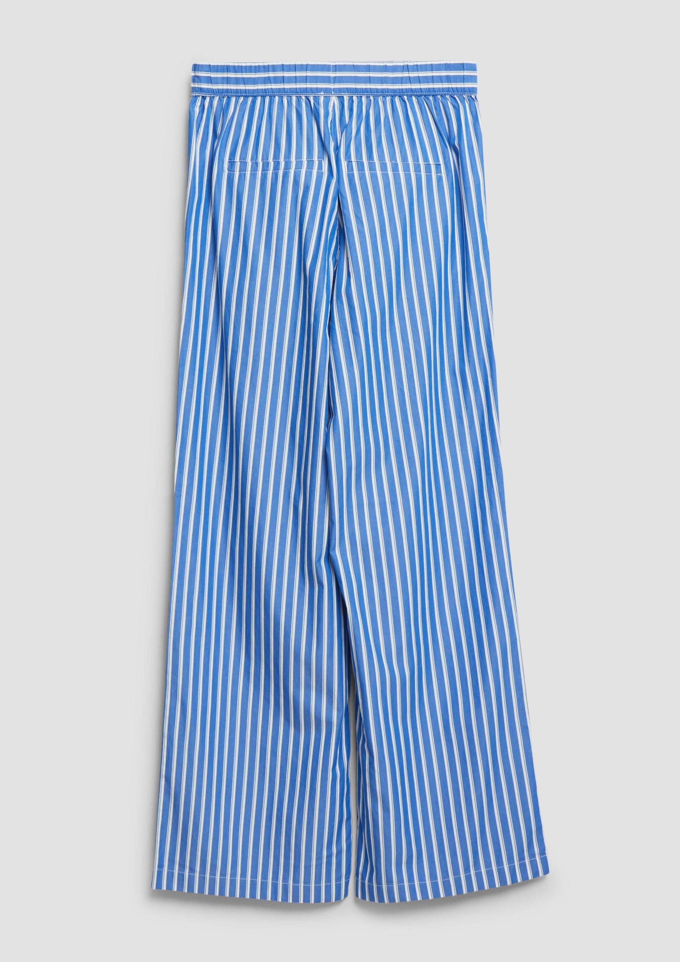 s.Oliver Chinos Hose Popeline-Hose mit Faltendetails