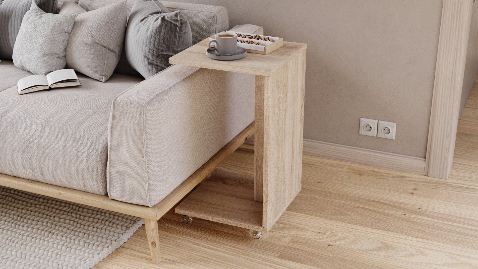 designimpex Beistelltisch Design Hugo Ecktisch Tisch günstig online kaufen