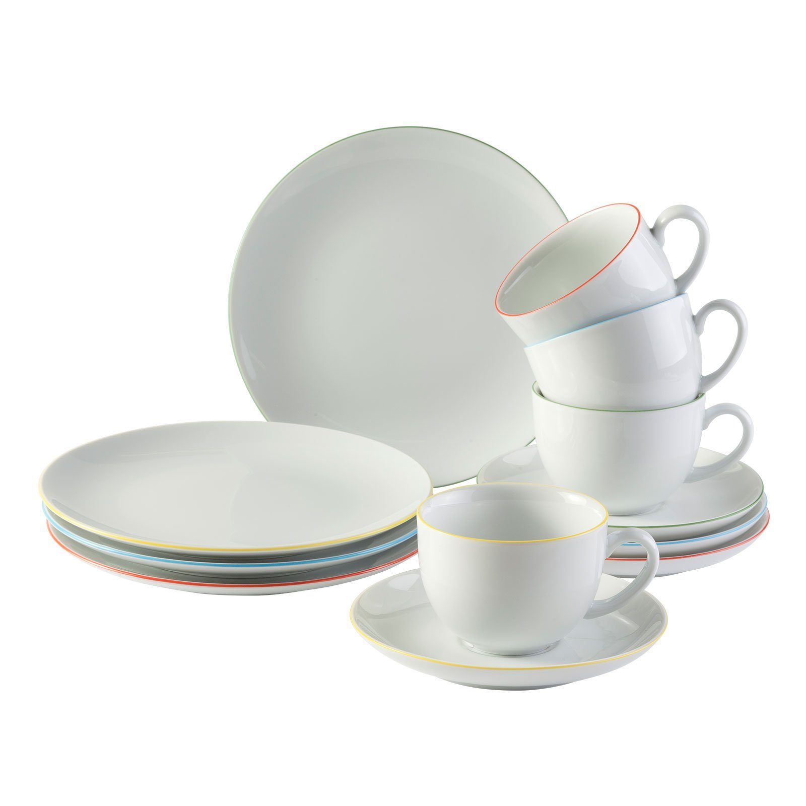 Villeroy & Boch Tafelservice »Fresh Color« (12-tlg), Premium Hard ...