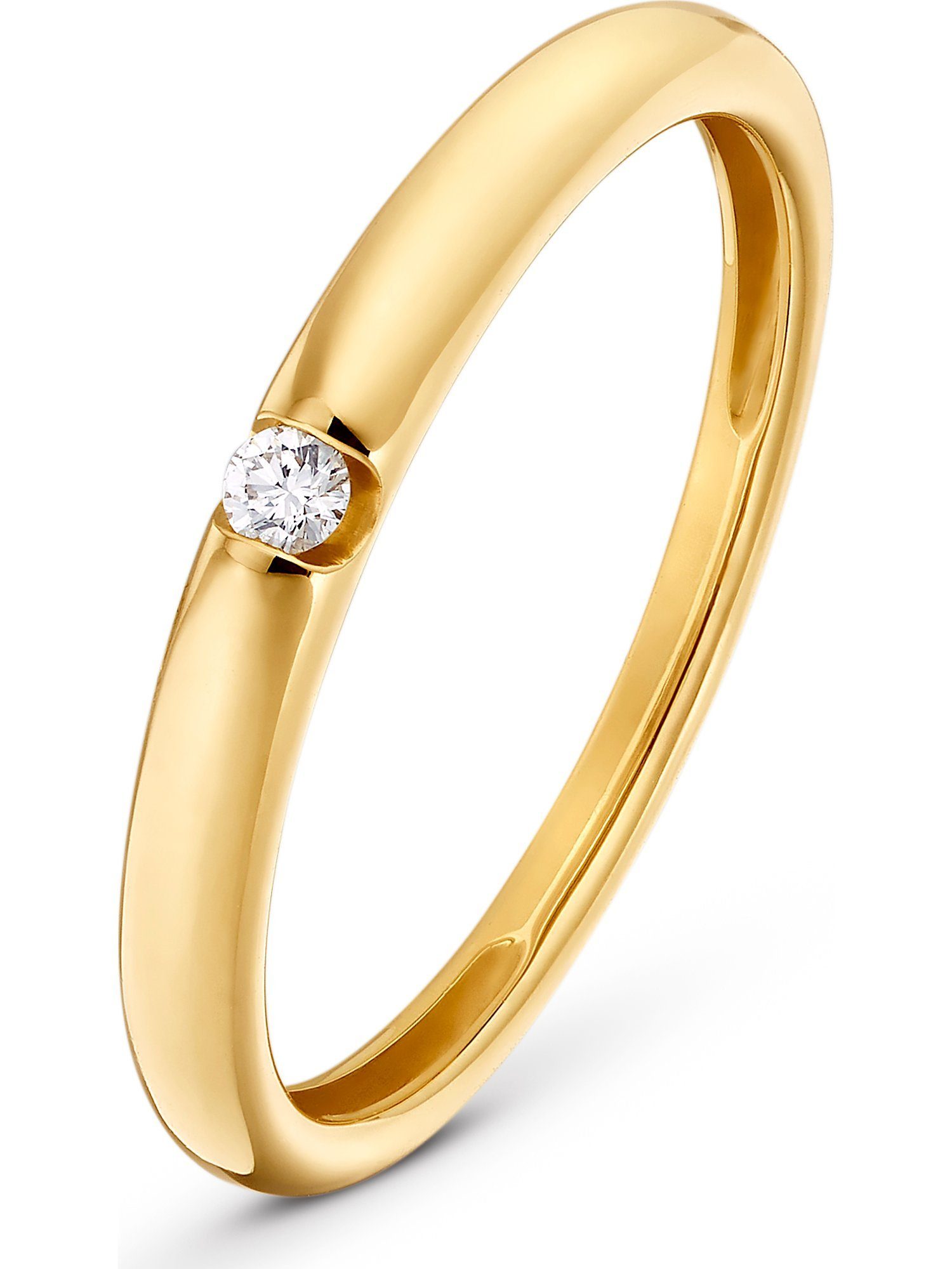 CHRIST Diamantring CHRIST Damen-Damenring 1 Diamant
